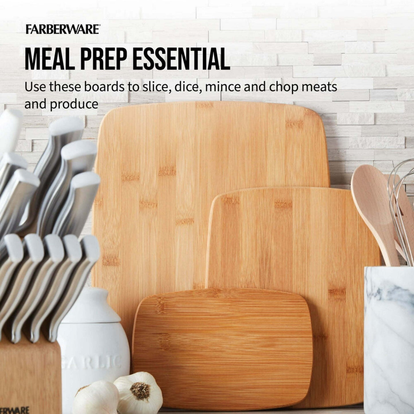 3 Piece Bamboo Block Set